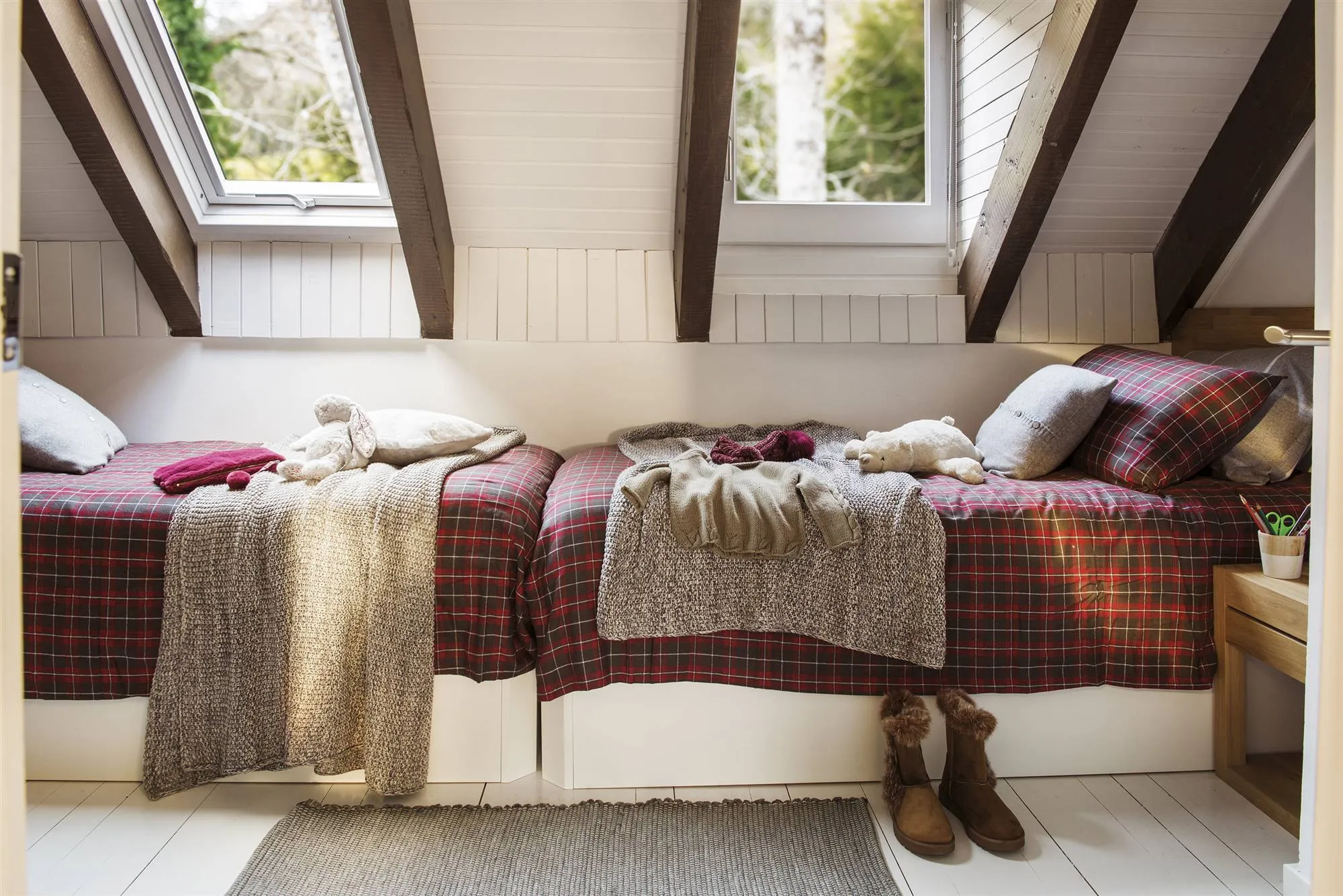 冬季节日的不寻常小屋