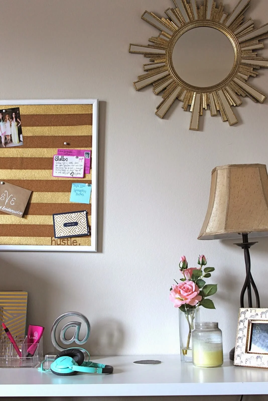 6. Pizarra de notas pintada