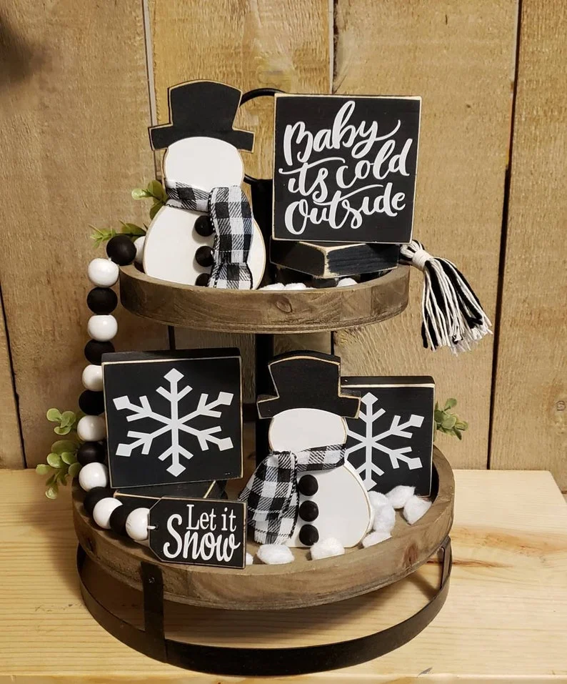 11. 雪花托盘套装