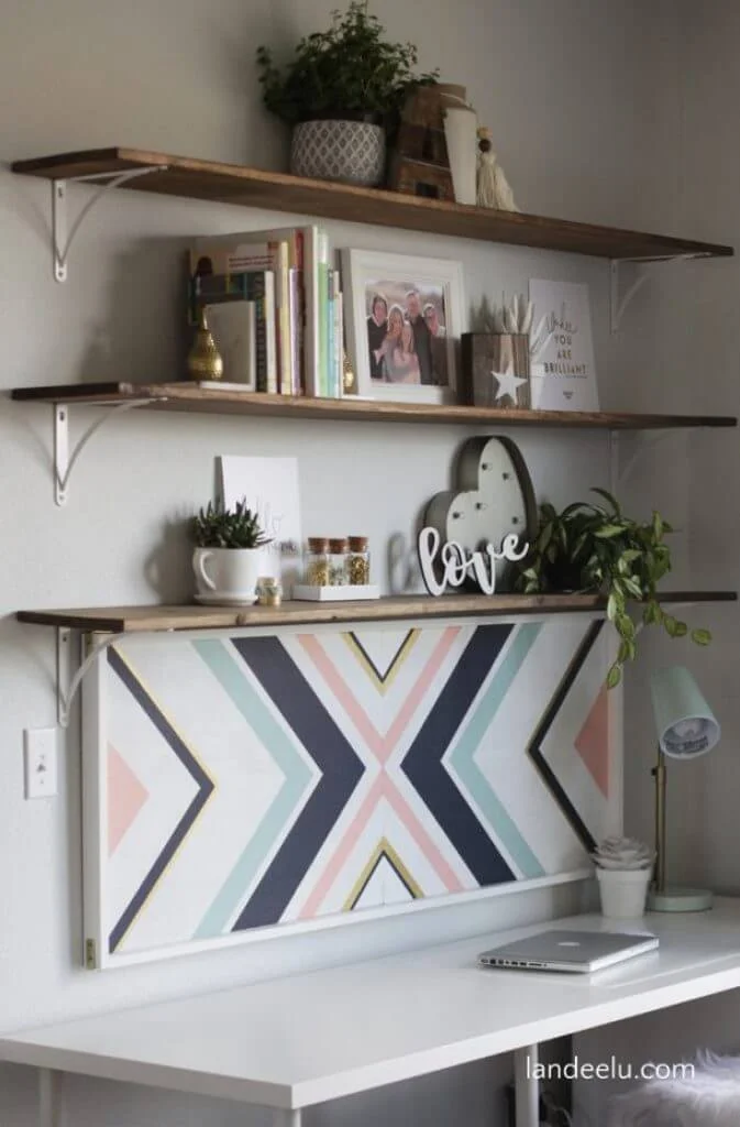 9. Pizarra de notas increíblemente estilosa