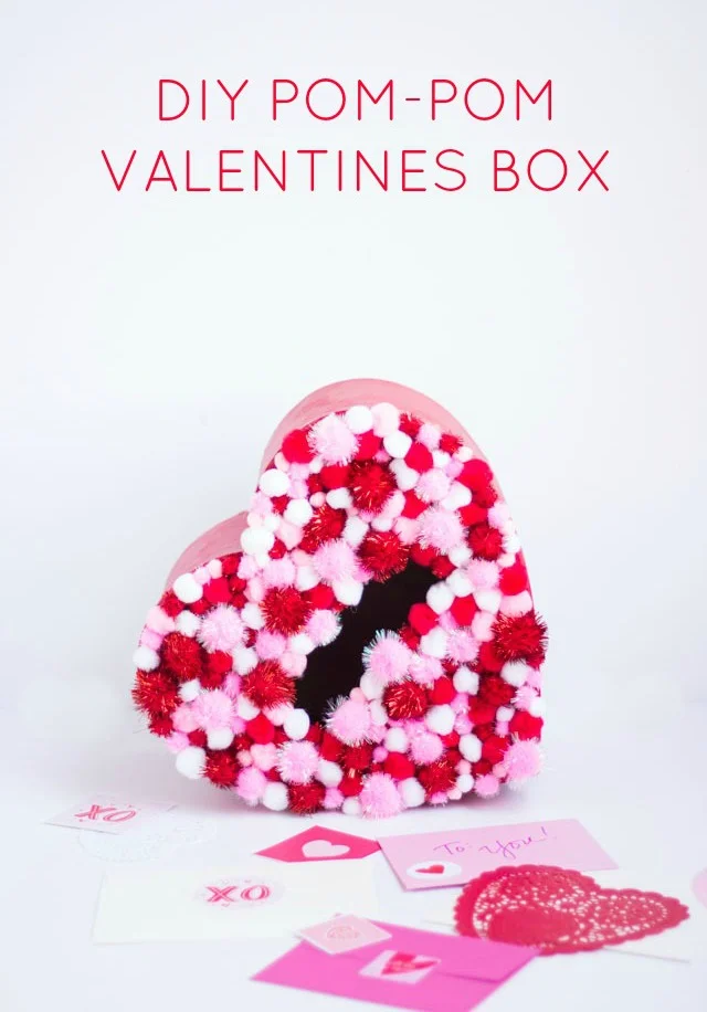 15. DIY Heart Box from Fluffy Balloons
