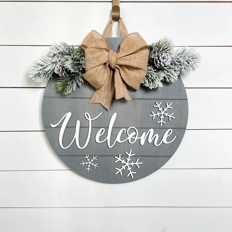 13. 雪花门挂装饰