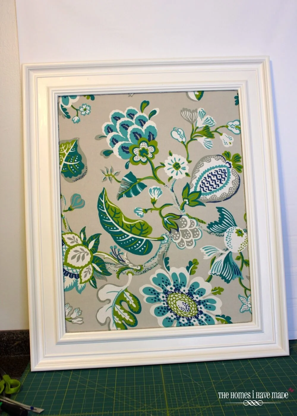 5. Pizarra de notas con cubierta de tela