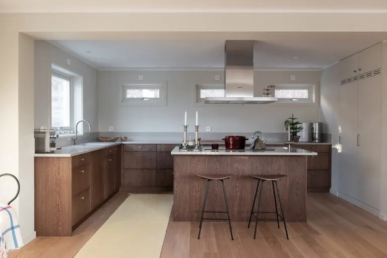 Stunning Oak Kitchen with Island