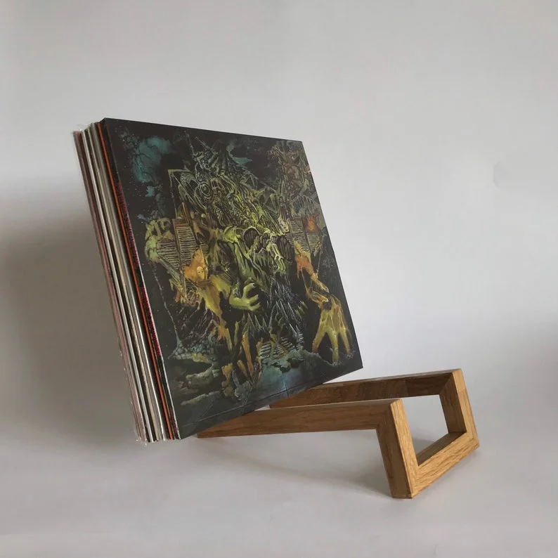 3. 木质黑胶唱片储存盒