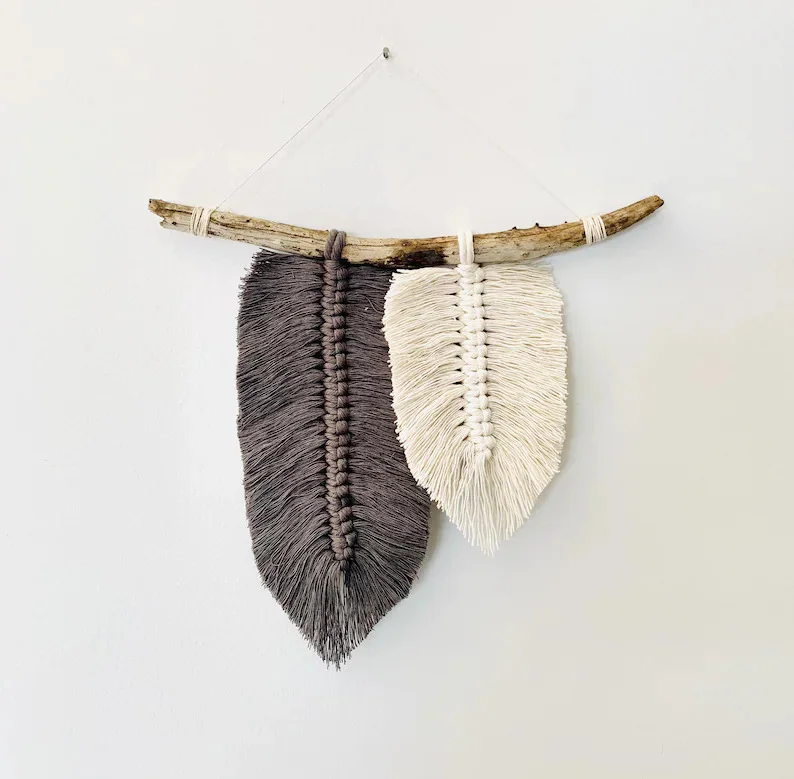 7. Kleine boheme Makramee-Hängedekoration