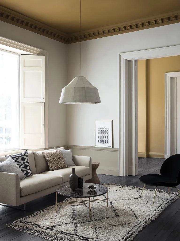 天花板上色吗？