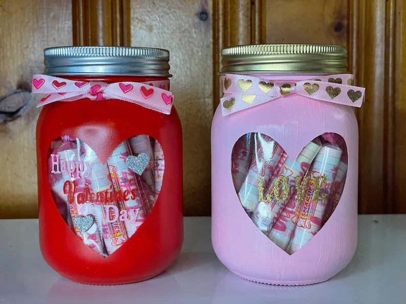 8. Mason-Jar zum Valentinstag