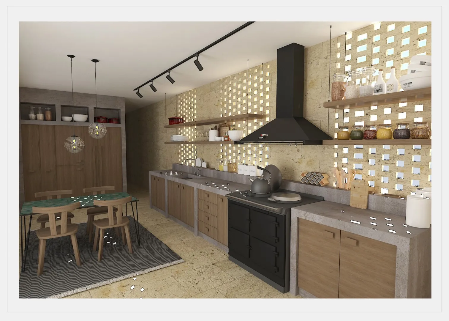 内部多户住宅项目:阿尔卡萨比家庭综合体 内部多户住宅项目:阿尔卡萨比家庭综合体