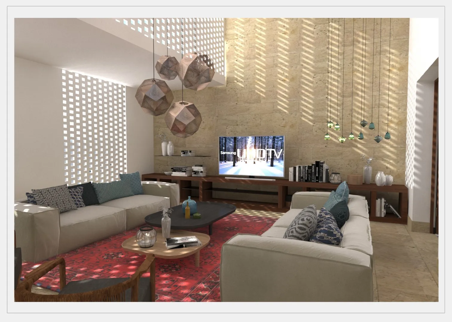 内部多户住宅项目:阿尔卡萨比家庭综合体 内部多户住宅项目:阿尔卡萨比家庭综合体