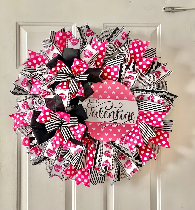 13. 情人节欢迎花环