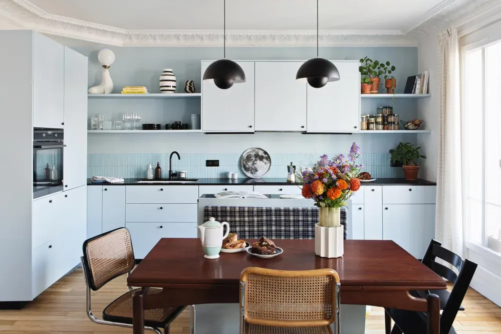 Blue Sky KitKat Tiles Backsplash