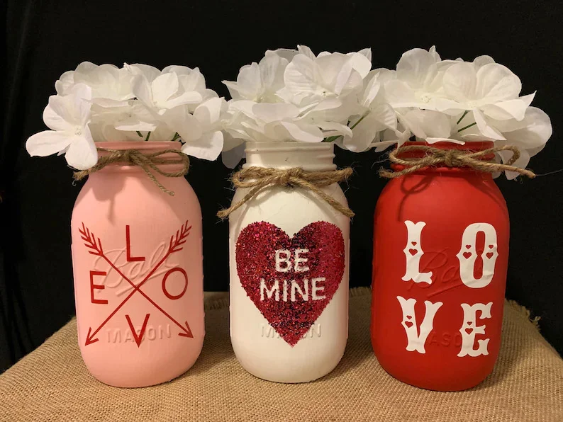 7. Mason-Jar zum Valentinstag