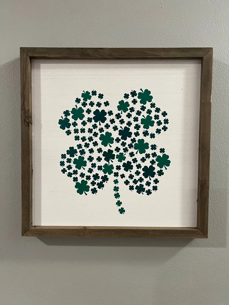 圣帕特里克节墙面标志