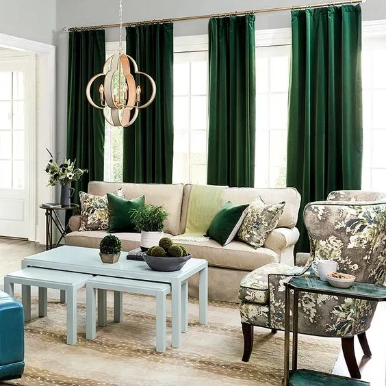 祖母绿绿色装饰灵感