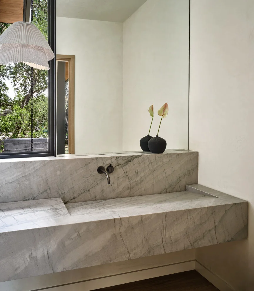 2. Casa de madera modernista