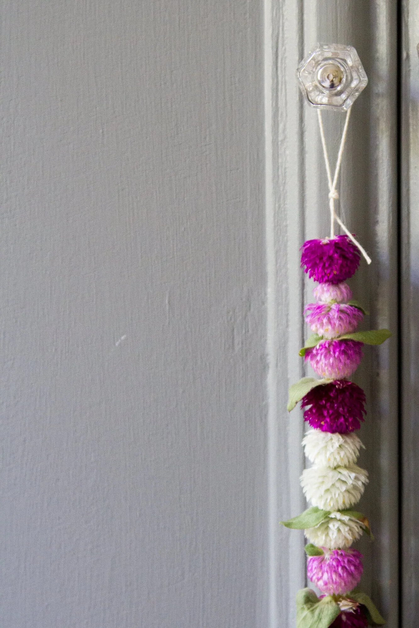 10. Guirnalda de flores secas