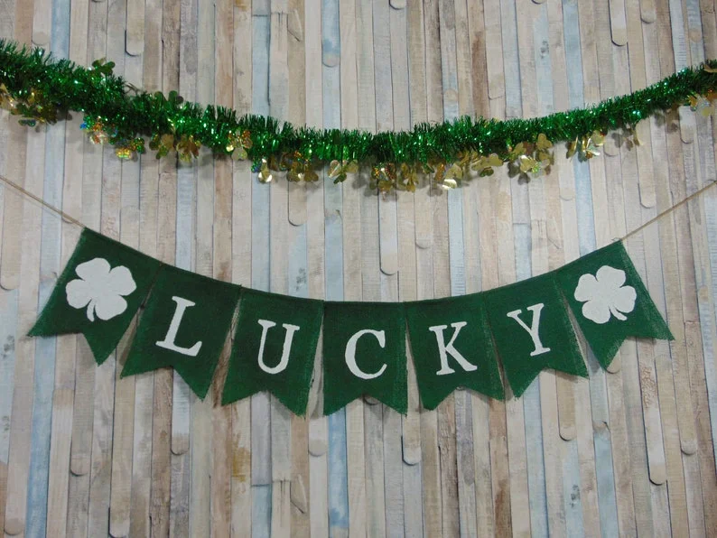 14. Lucky Shamrock Banner