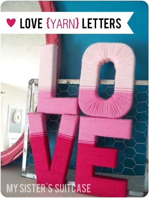 9. LETRAS LOVE {YARN}