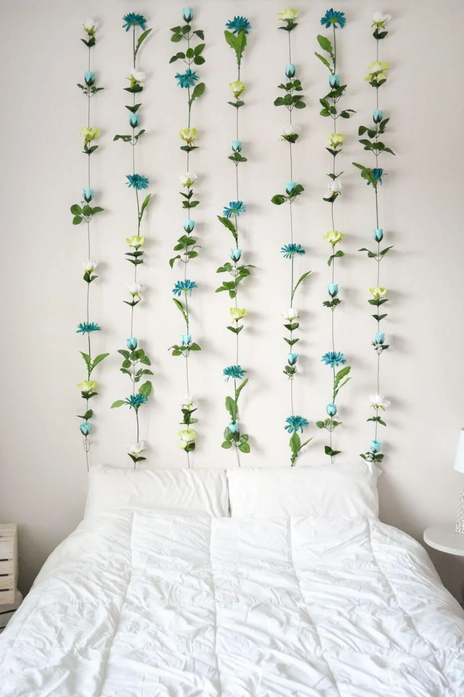 12. Pantalla floral DIY