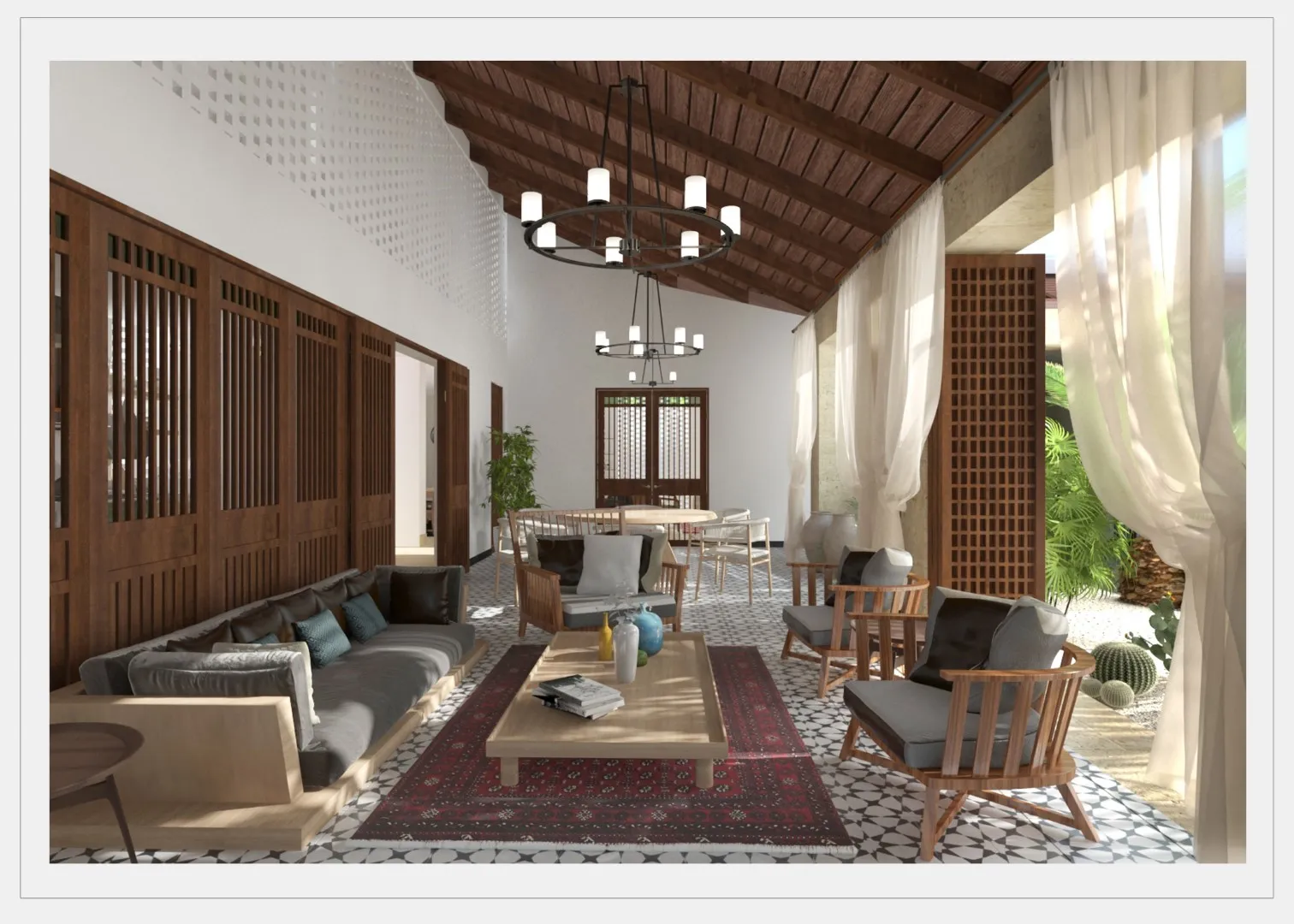 内部多户住宅项目:阿尔卡萨比家庭综合体 内部多户住宅项目:阿尔卡萨比家庭综合体