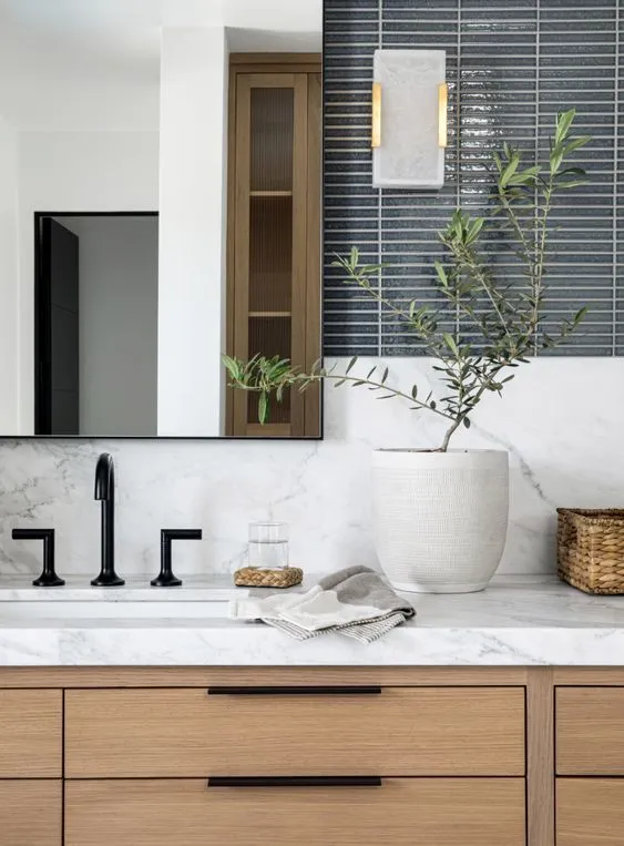 工业、北欧或日式风格在厨房和浴室中的应用