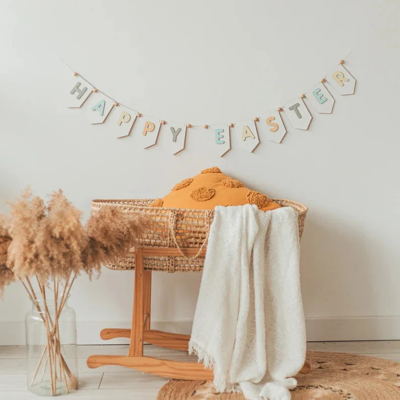 15. Pancarta de madera pascual