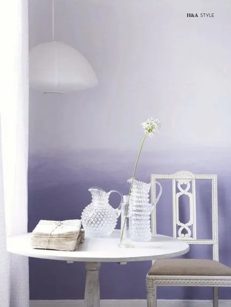 令人印象深刻的 ombré 墙面装饰创意