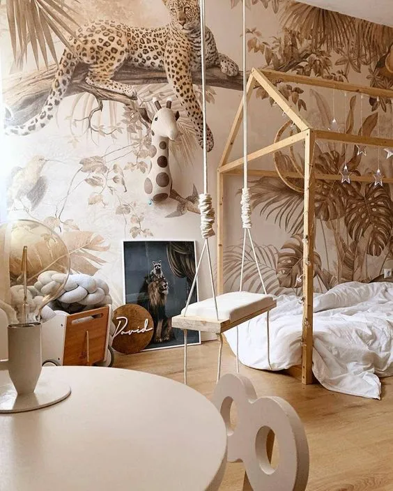 Stunning Safari-Style Bedroom Design and Kids' Room Ideas