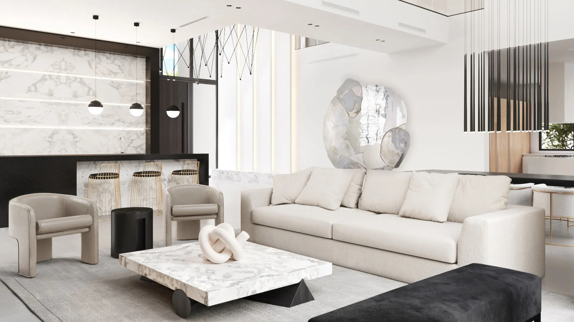 位于佛罗里达州贝 Harbor Islands 的住宅由 Sire Design 设计 位于佛罗里达州贝 Harbor Islands 的住宅由 Sire Design 设计