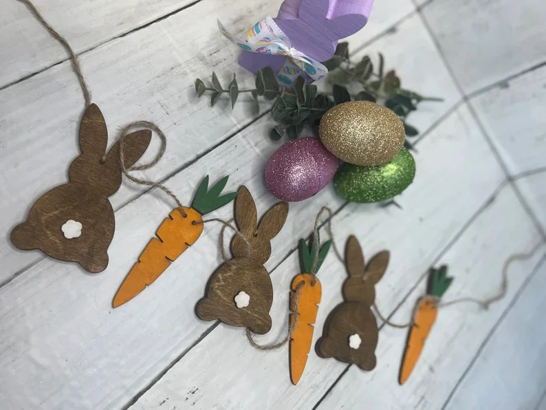 17. 复活节与春季层叠木质花环