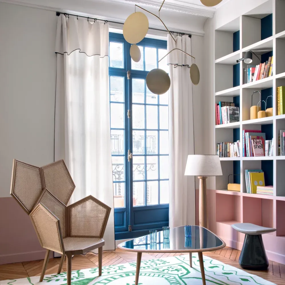 Give in to the Charm of a Colorful Library