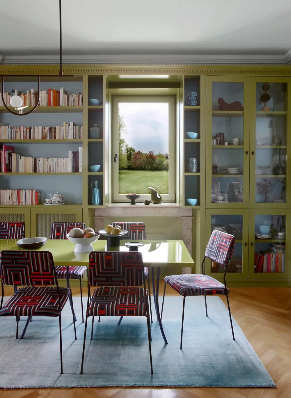 Give in to the Charm of a Colorful Library