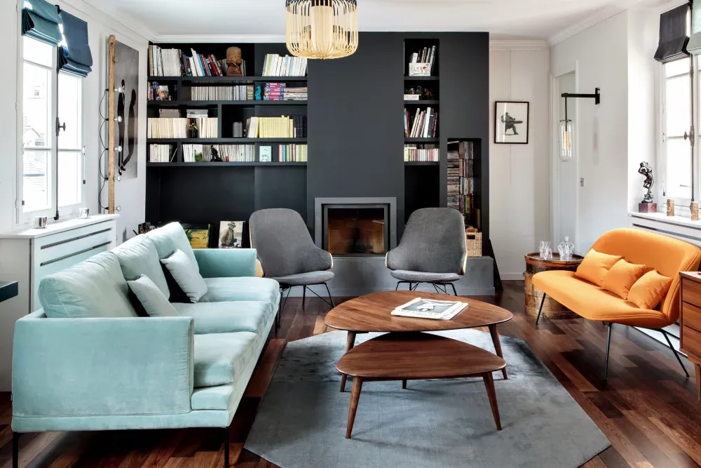 Give in to the Charm of a Colorful Library