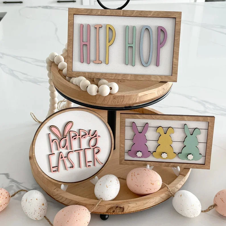 13. Decoración para bandeja pascual