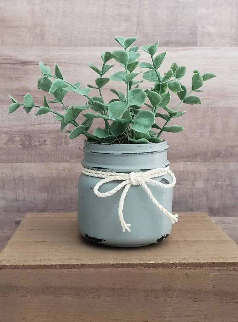 12. Landwirtschaftlicher Planter aus Mason-Dose