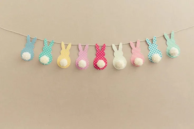 12. Cinta de conejo para Pascua en pasos simples