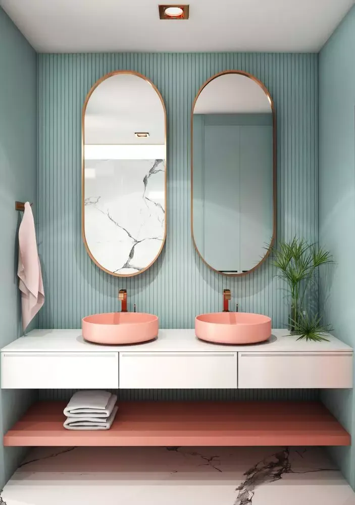 Orange-pink ways to refresh interior