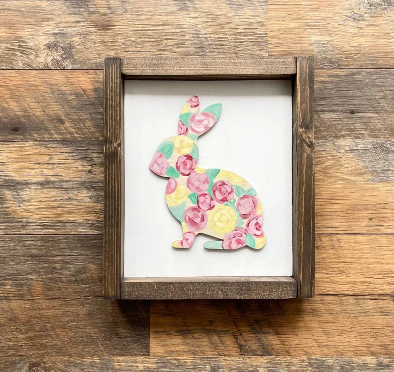 14. Conejo con flores