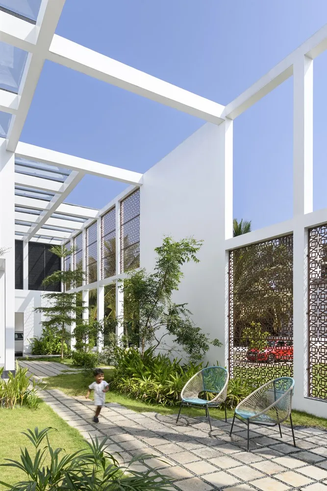 Studio Acis设计的哈里斯住宅，印度坎纳格拉德