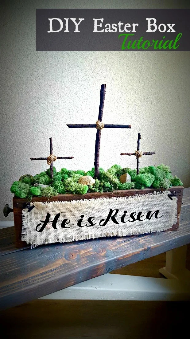 12. 复活节餐桌装饰创意：祂复活了