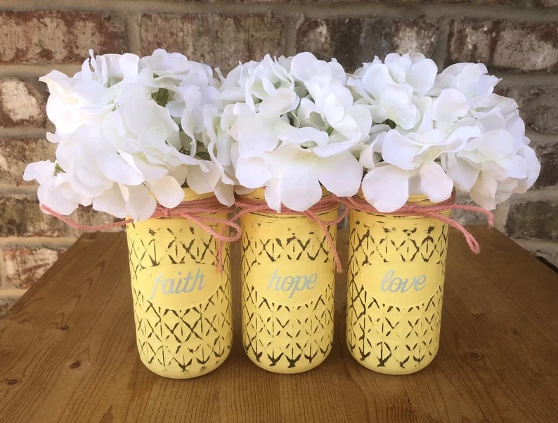 13. Ostern und Frühling Mason-Dosen