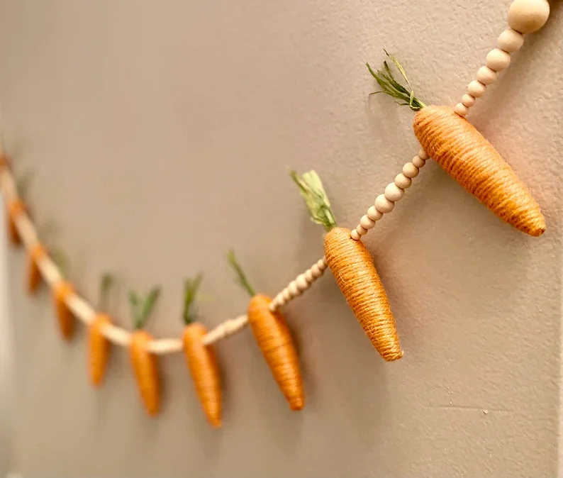 5. 胡萝卜花环