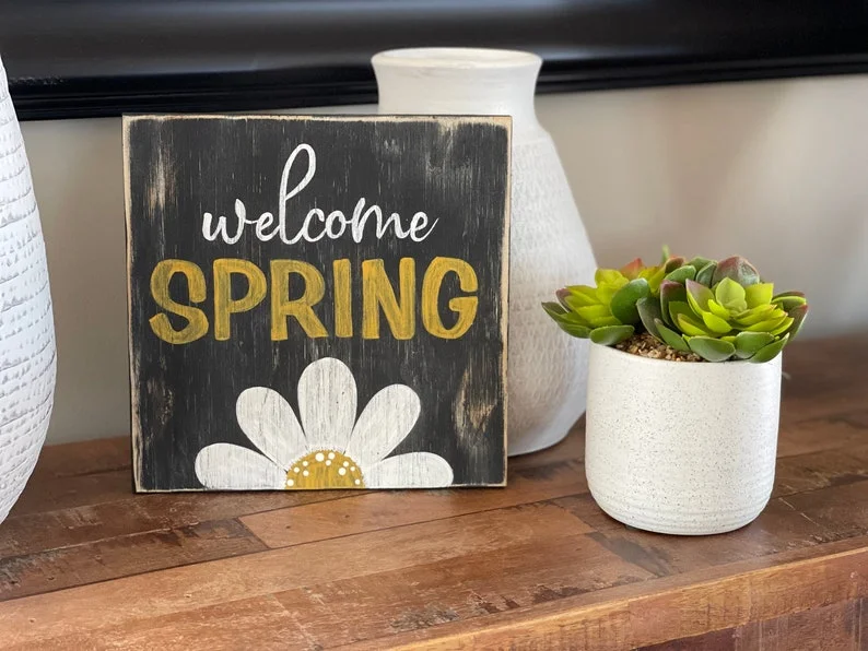 Spring Flower Sign