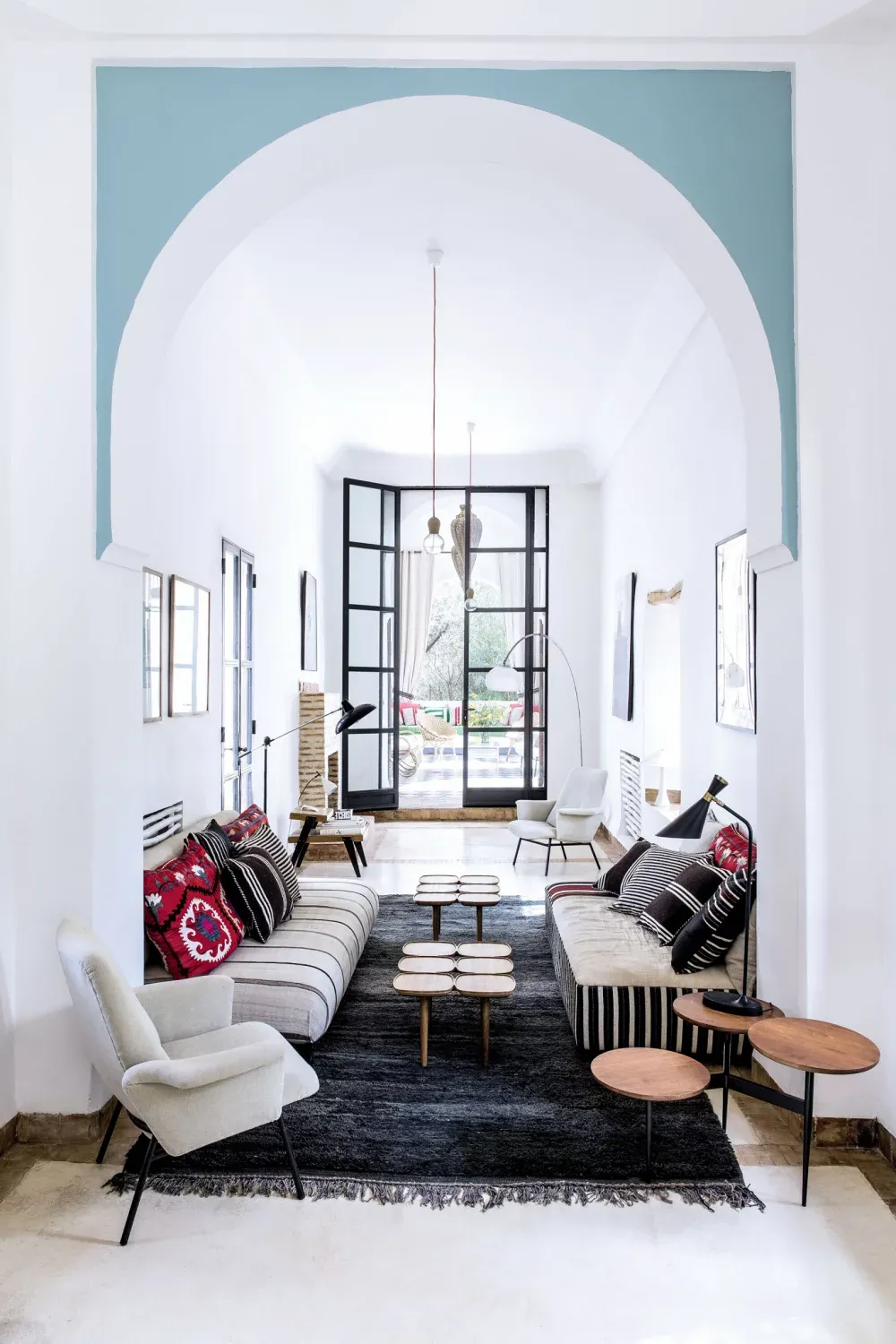 Ideas for Living Room with Very High Ceilings