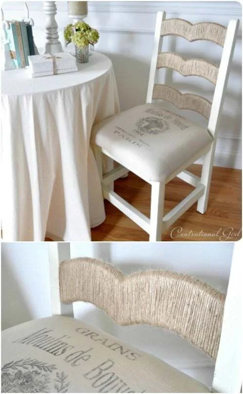 14. Rediseño de silla con cuerda