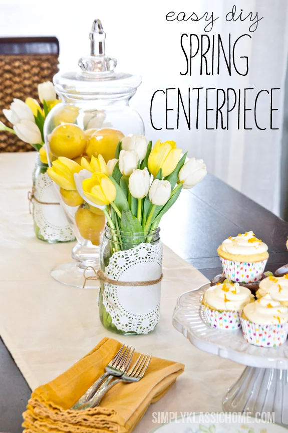6. Create a Simple Spring Centerpiece