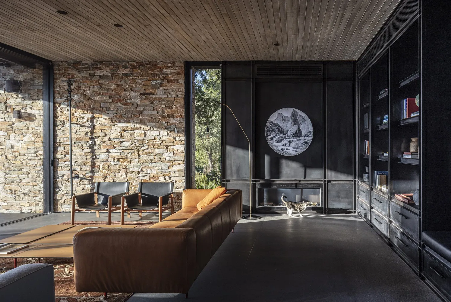 现代石制别墅 Dana Oberson Architects 在内瓦伊兰，以色列