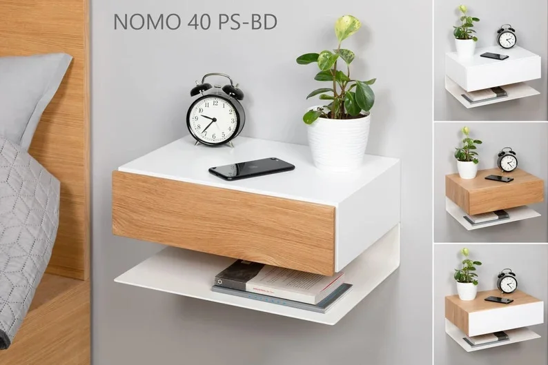 15. Mesa flotante moderna