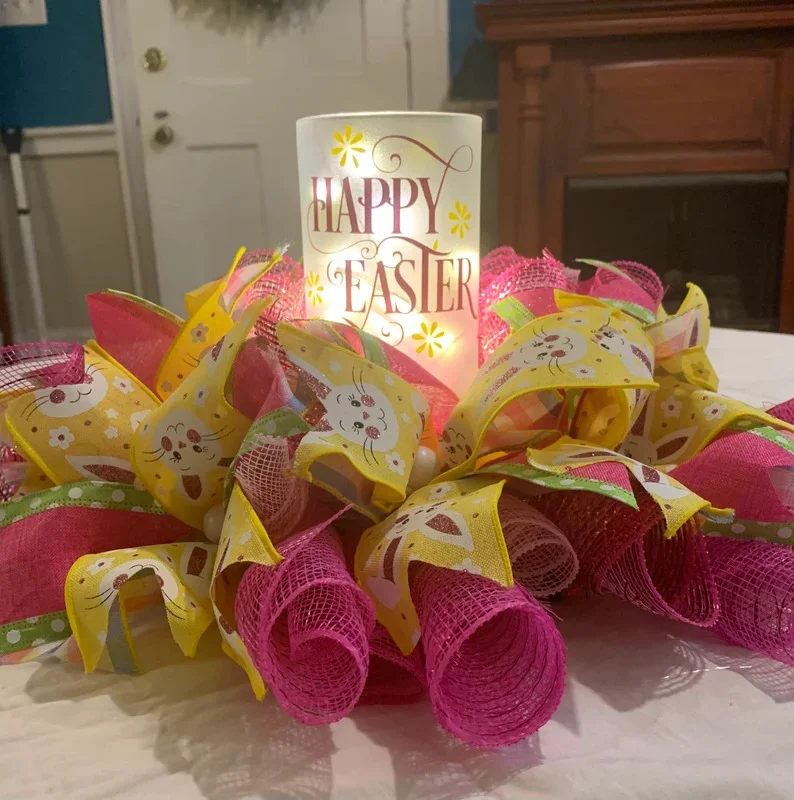 6. 灯光复活节中心装饰